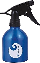 Fragrances, Perfumes, Cosmetics Aluminum Spray Bottle, blue - Hairway Barrel Logo