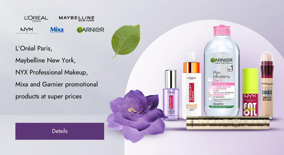 Special Offers from L'Oréal Paris, Maybelline New York, NYX Professional Makeup, Mixa, Garnier