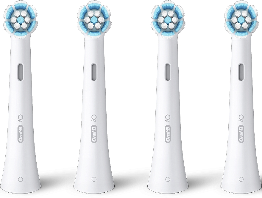 Electric Toothbrush Heads, white, 4 pcs - Oral-B iO Gentle Care — photo N4