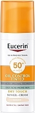 Facial Sun Gel Cream - Eucerin Oil Control Dry Touch Tinted Sun Gel-Cream Light SPF50+ — photo N1
