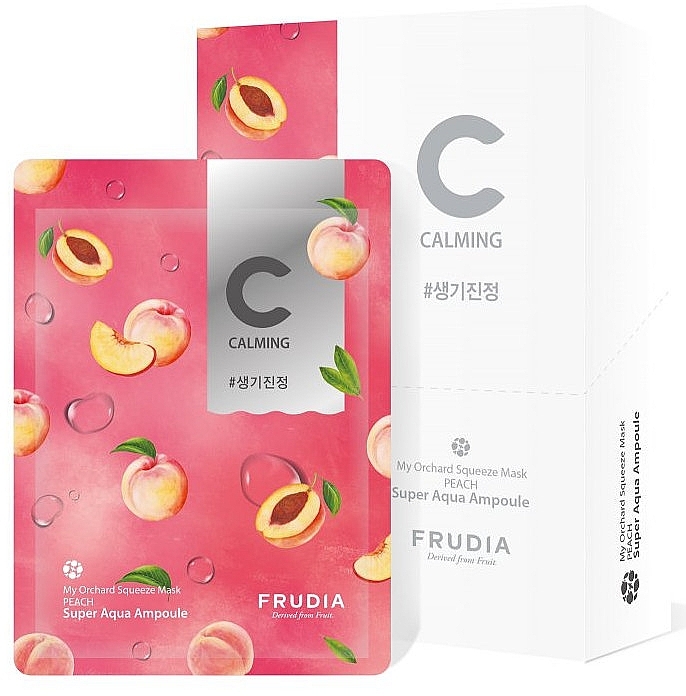 Peach Sheet Mask - Frudia My Orchard Squeeze Mask Peach — photo N3