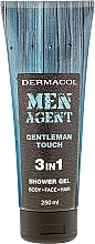 Fragrances, Perfumes, Cosmetics Shower Gel - Dermacol Men Agent Gentleman Touch 3in1 Shower Gel 