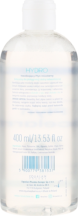 Moisturizing Micellar Water - Novaclear Hydro Micellar Water — photo N2