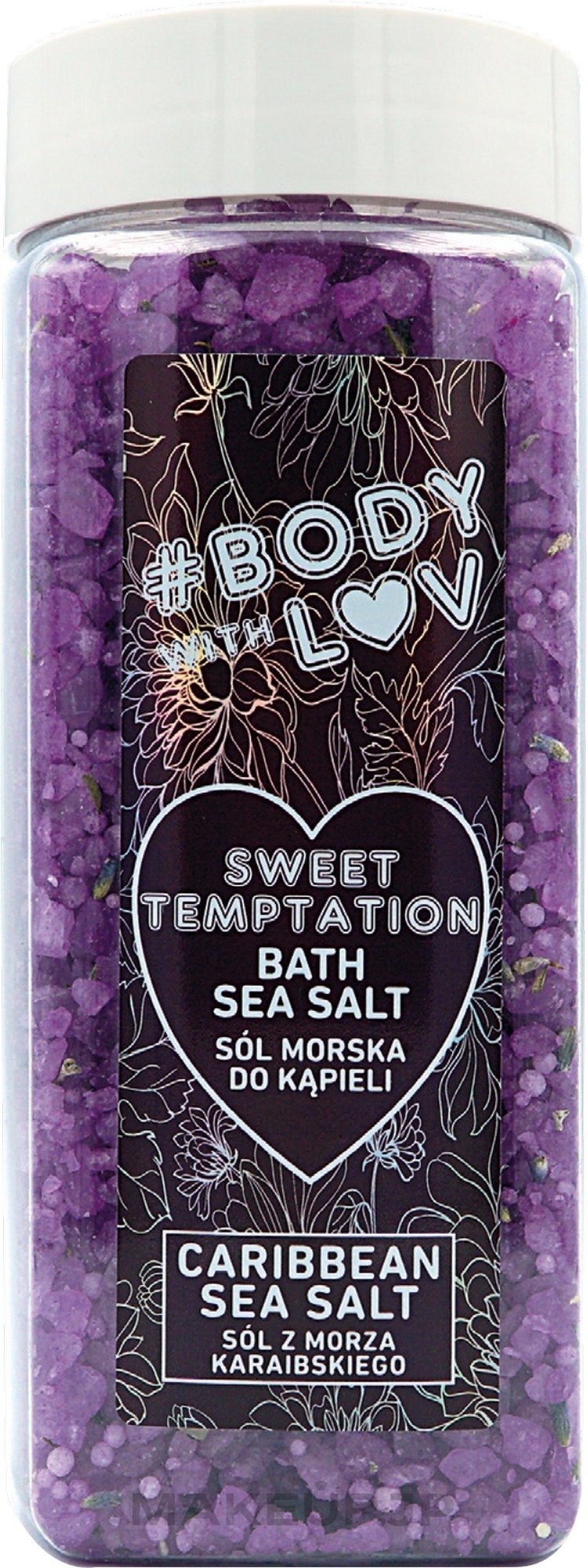 Bath Salt "Sweet Temptation" - New Anna Cosmetics Body With Luv Sea Salt For Bath Sweet Temptation — photo 500 g