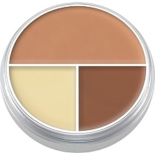 Fragrances, Perfumes, Cosmetics Face Corrector - Kryolan Ultra Foundation Trio