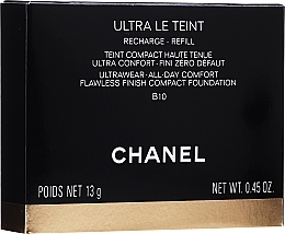 Fragrances, Perfumes, Cosmetics Compact Foundation - Chanel Ultra Le Teint Ultrawear All-Day Comfort Flawless Finish Compact Foundation (refill)