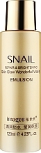 Fragrances, Perfumes, Cosmetics Snail Mucin Face Emulsion - BioAqua Images Snail