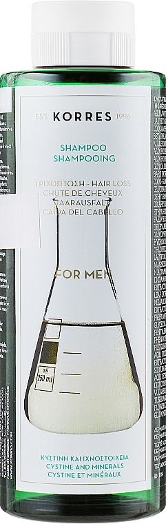 Men Anti Hair Loss Shampoo - Korres Pure Greek Olive Shampoo — photo N1