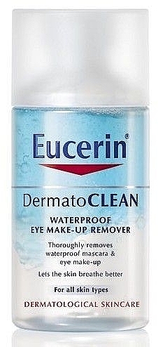 Bi-Phase Eye Makeup Remover - Eucerin DermatoClean Waterproof Eye Make-Up Remover — photo N1