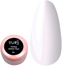 Fragrances, Perfumes, Cosmetics Nail Extension Gel "Thick Clear" - Tufi Profi UV Gel