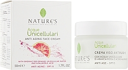 Anti-Aging Face Cream - Nature's Acque Unicellulari Anti-Aging Cream SPF 15 — photo N1