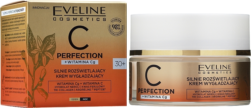 Brightening Smoothing Face Cream 30+ - Eveline Cosmetics C Perfection Brightening Smoothing Cream — photo N2