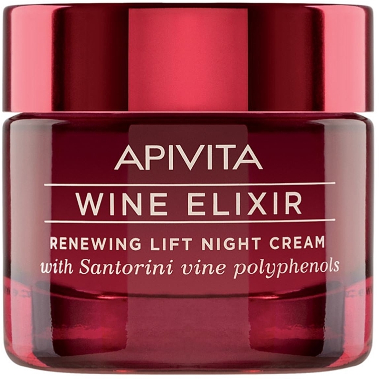 Renewing Lifting Night Cream - Apivita Wine Elixir Cream — photo N1