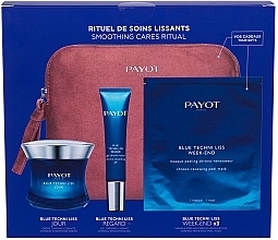 Fragrances, Perfumes, Cosmetics Set - Payot Blue Techni Liss Smoothing Cares Ritual (f/cr/50ml + eye/cr/15ml + mask/3pcs + bag)