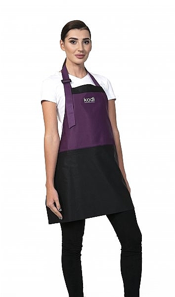 Short Apron, purple with black inserts, white logo - Kodi Professional — photo N1