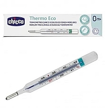 Eco-Friendly Mercury-Free Clinical Thermometer - Chicco Thermoeco Termometro Vetro — photo N1