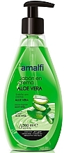 Hand Cream Soap 'Aloe Vera' - Amalfi Aloe Vera Hand Washing Soap — photo N1