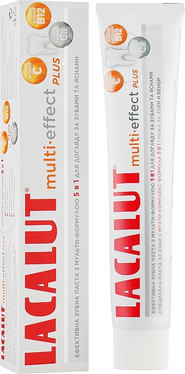 Multieffect Plus Toothpaste - Lacalut Multi-Effect Plus Toothpaste — photo N1