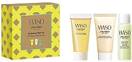 Fragrances, Perfumes, Cosmetics Set - Shiseido Waso Delicious Skin (cleanser/30ml + polisher/30ml + moisturizer/30ml)