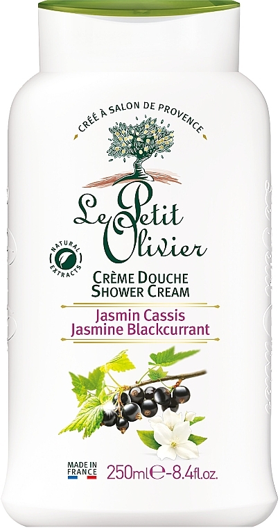Shower Cream "Jasmine-Black Currant" - Le Petit Olivier Extra Gentle Shower Creams — photo N1