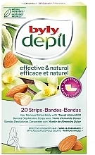 Fragrances, Perfumes, Cosmetics Vanilla & Almond Body Wax Strips - Byly Depil Hair Removal Strips