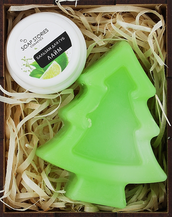 Lime Set - Soap Stories (balm/1pcs + soap/1pcs) — photo N2