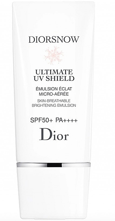 Face Emulsion - Dior Diorsnow Ultimate UV Shield Skin-Breathable Brightening Emulsion SPF50-PA++++ — photo N1