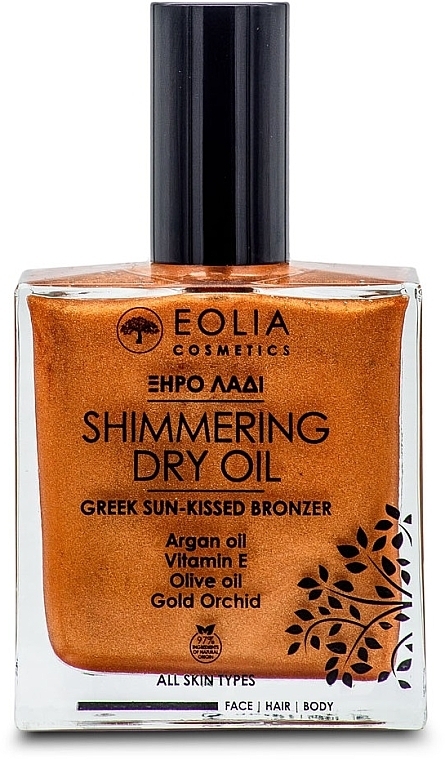 Dry Face, Body & Hair Oil - Eolia Shimmering Dry Oil — photo N1