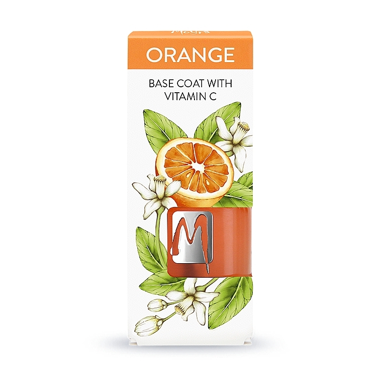 Orange Base Coat - Moyra Nail Care Base Coat Orange — photo N1