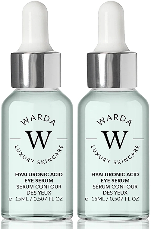 Set - Warda Skin Hydration Boost Hyaluronic Acid Eye Serum (eye/serum/2x15ml) — photo N1