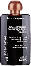 Autotan Lotion for Face and Body - Academie Bronz’Express Lotion — photo N2