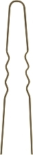 Wavy Hairpins 50mm, brown - Tico Professional — photo N2