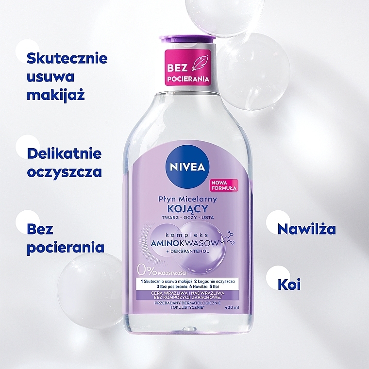 3 in 1 Micellar Water for Dry and Sensitive Skin - NIVEA Micellar Cleansing Water — photo N9