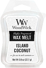 Fragrances, Perfumes, Cosmetics Scented Wax - WoodWick Wax Melt Island Coconut