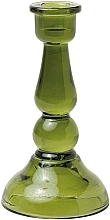 Fragrances, Perfumes, Cosmetics Glass Candle Holder - Paddywax Tall Glass Taper Holder Green