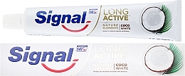 Fragrances, Perfumes, Cosmetics Toothpaste - Signal Long Active Nature Elements Coco White