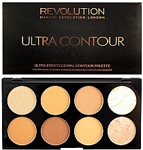 Fragrances, Perfumes, Cosmetics Contour Palette - Makeup Revolution Ultra Contour Palette Medium-Dark