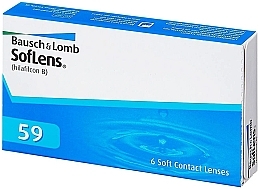 Contact Lenses 59, curvature 8.6mm, 6 pcs - Bausch & Lomb SofLens — photo N1