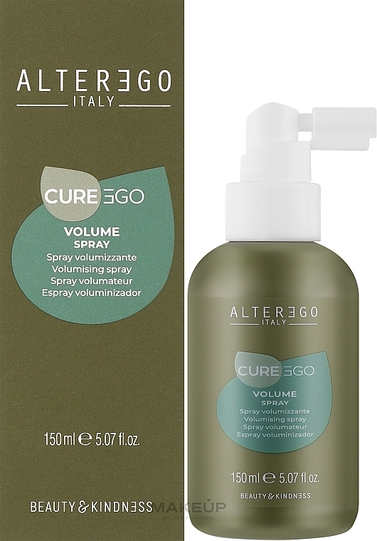 Thin Hair Spray - Alter Ego Italy Cureego Volume Spray — photo N2