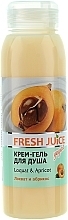 Fragrances, Perfumes, Cosmetics Shower Gel Cream "Loquat & Apricot" - Fresh Juice Yogurt Loguat & Apricot