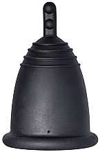 Fragrances, Perfumes, Cosmetics Menstrual Cup, M-size, black - MeLuna Classic Menstrual Cup Stem