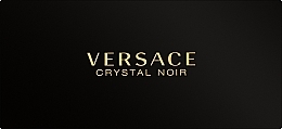Versace Crystal Noir - Set (edt 5 + b/l 25 + sh/g 25) — photo N3