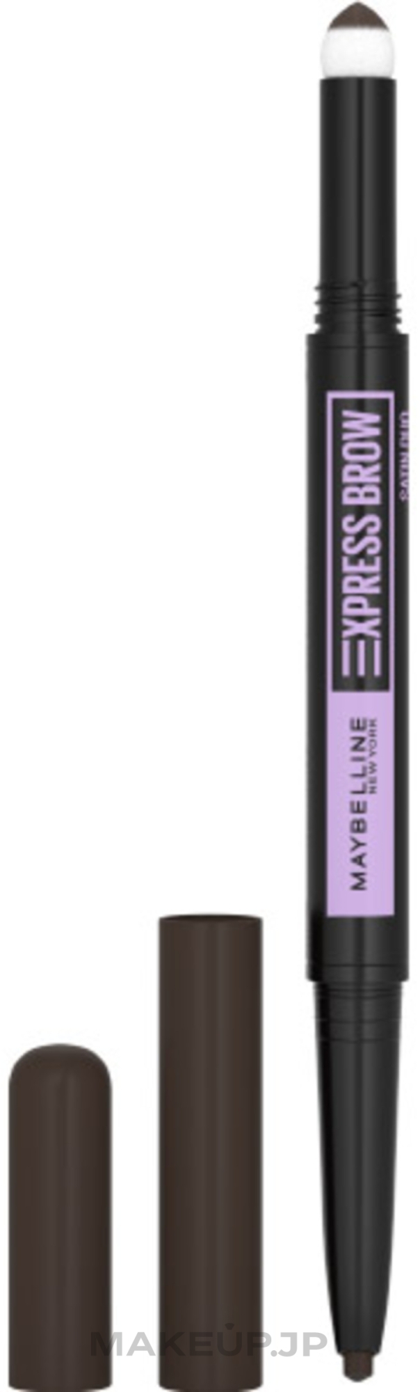 2-in-1 Pencil and Powder - Maybelline Express Brow Duo — photo Black Brown