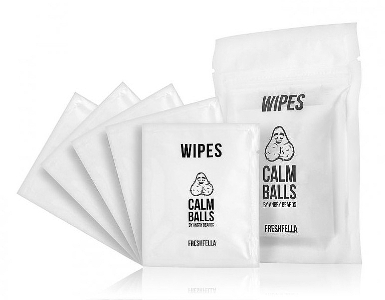 Intimate Wash Wipes - Angry Beards Freshfella Wipes — photo N1