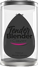 Makeup Sponge, black - Clavier Tender Blender Super Soft — photo N3