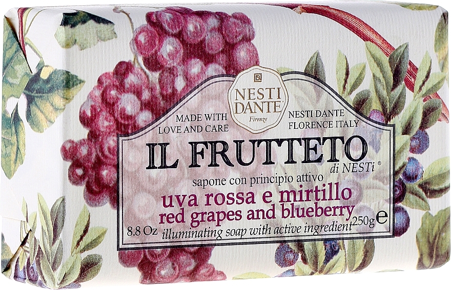 Soap "Red Grape and Blueberry" - Nesti Dante Il Frutteto  — photo N1