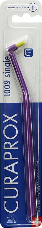 Mono Toothbrush "Single CS 1009", purple-light green - Curaprox — photo N1