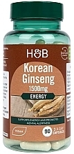 コリアン ジンセン サプリメント、1500mg - Holland & Barrett Korean Ginseng 1500 mg — photo N1