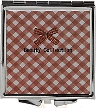 Fragrances, Perfumes, Cosmetics Pocket Mirror 85604, 6 cm, plaid - Top Choice Beauty Collection Mirror