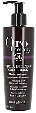 Fragrances, Perfumes, Cosmetics Intensive Coloring Mask - Fanola Oro Therapy Viola Intenso Color Mask